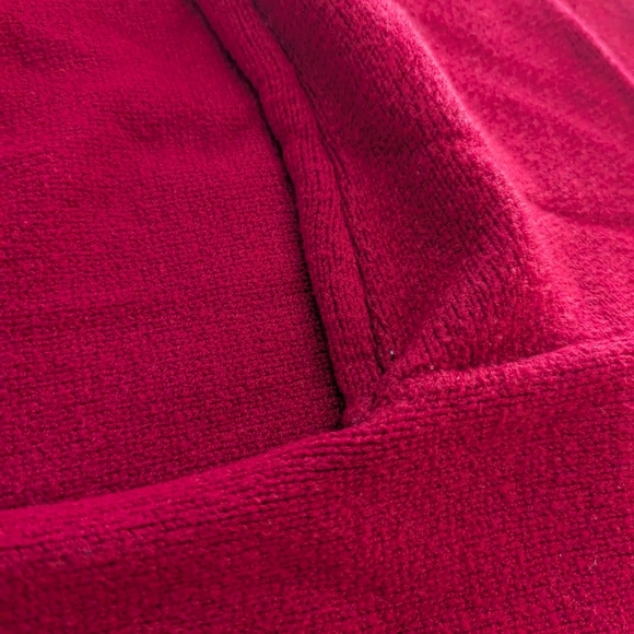 Rae Dunn Red and White Crew Neck Sweater LOVE - Picture 10 of 13